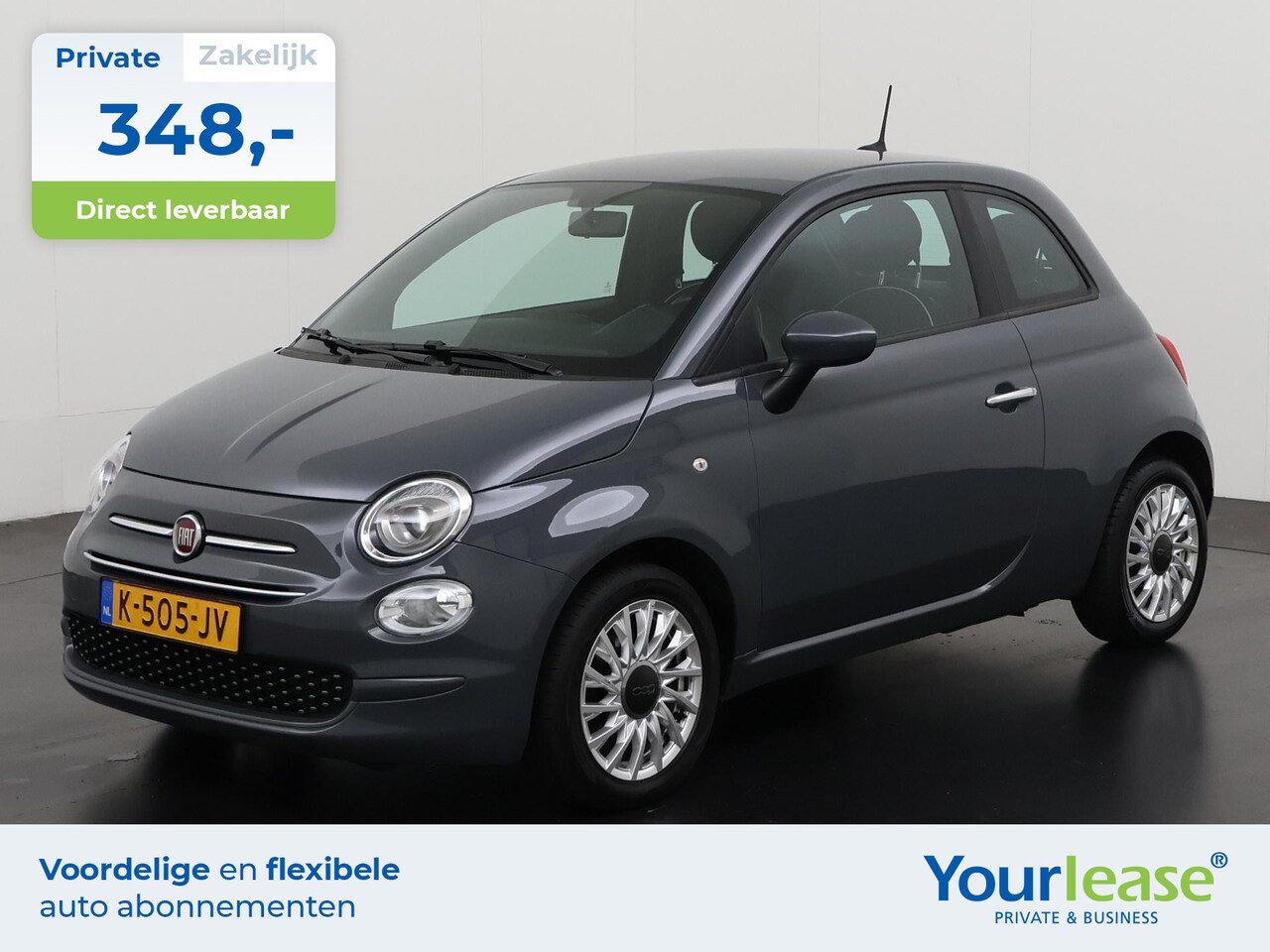Fiat 500 - 1.2 Lounge Automaat | All-in 348,- Private Lease | Zondag Open! - AutoWereld.nl