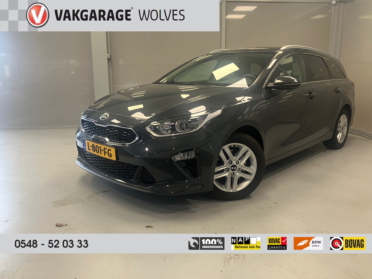 Kia Cee'd Sportswagon - Ceed 1.0 T-GDi DynamicLine | Automaat | Donker getint glas | Navigatie | - AutoWereld.nl