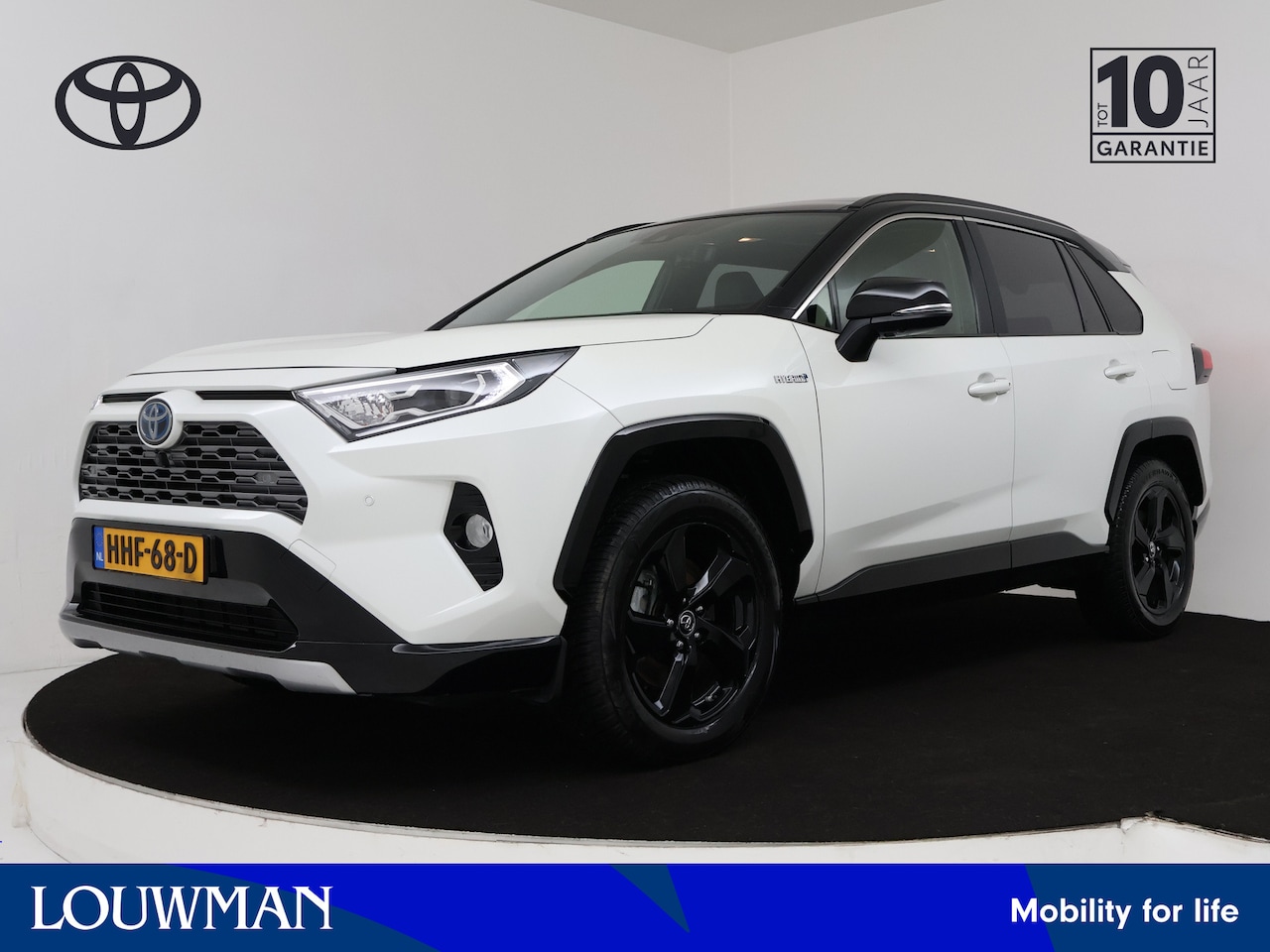 Toyota RAV4 - 2.5 Hybrid AWD Bi-Tone | Panoramadak | 360 Camera | Digitale Binnenspiegel | Navigatie | S - AutoWereld.nl