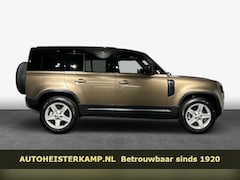 Land Rover Defender 110 - 3.0 D250 MHEV SE Grijs Kenteken ACC Trekhaak Luchtvering Panoramadak Leder Memory