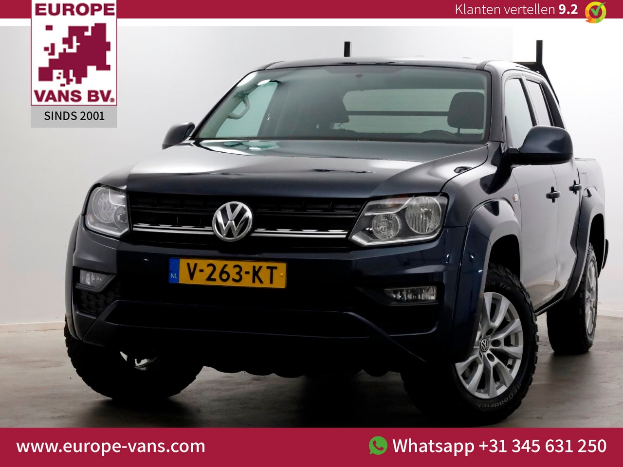 Volkswagen Amarok - 3.0 TDI V6 163pk E6 4Motion 4X4 2-Persoons Airco 04-2018 - AutoWereld.nl