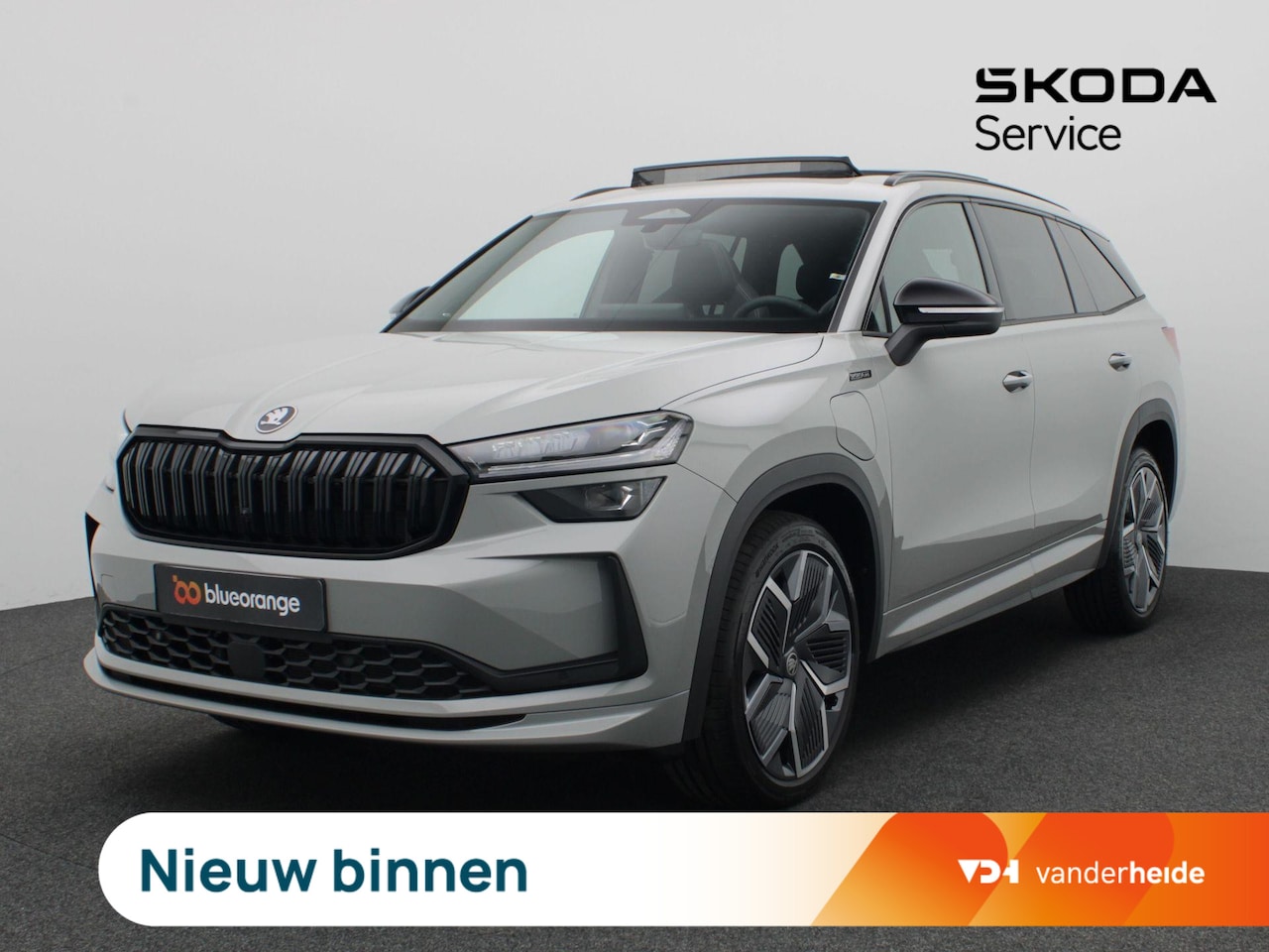 Skoda Kodiaq - 1.5 TSI PHEV Sportline 204PK DSG matrix led, trekhaak, schuif-kanteldak, Canton sound, sto - AutoWereld.nl