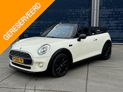 MINI Cabrio - 1.5 Cooper Chili Serious Business NIEUWE MOTOR / LEDER / LED / NAVI / N.A.P