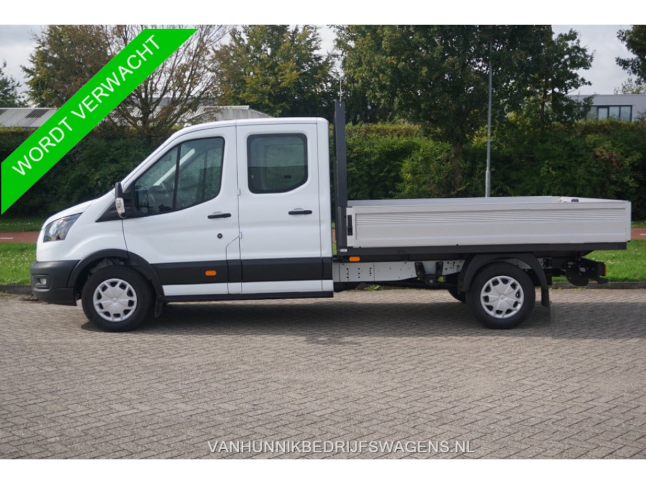 Ford Transit - 350L 130PK Doka L3 BPM VRIJ!! 12" Sync4 Apple CP/Android A, Camera, Trekhaak!! NR. K01* - AutoWereld.nl