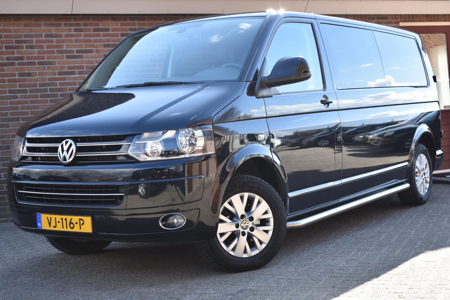 Volkswagen Transporter - 2.0 TDI L2H1 DC Comfortline '14 Leder DSG NIET GOED Clima Cruise - AutoWereld.nl