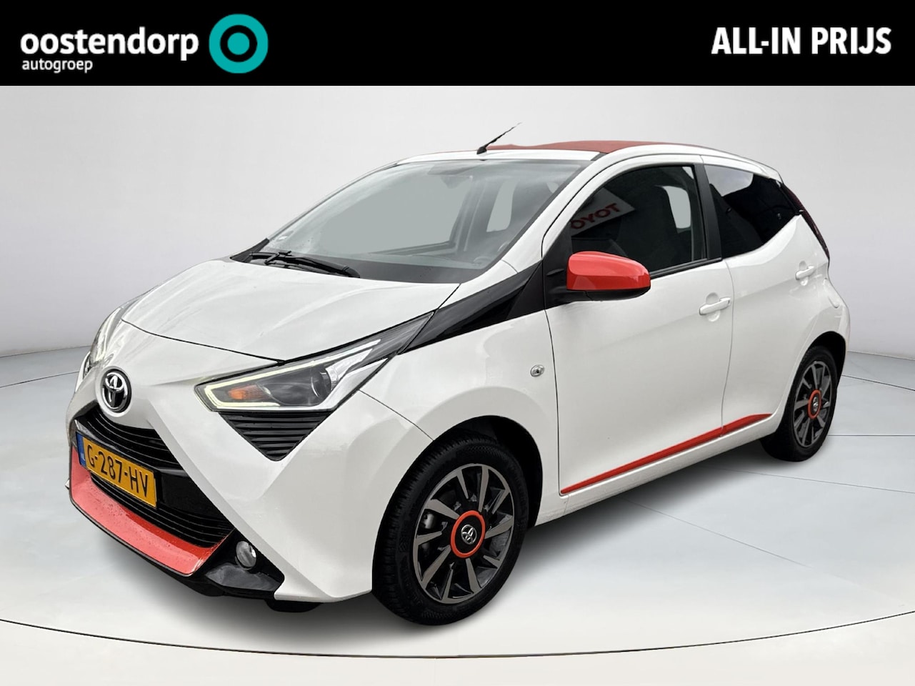 Toyota Aygo - 1.0 VVT-i x-cite **AIRCO/ APPLE CARPLAY/ BEGRENZER/ 36 MAANDEN GARANTIE** - AutoWereld.nl