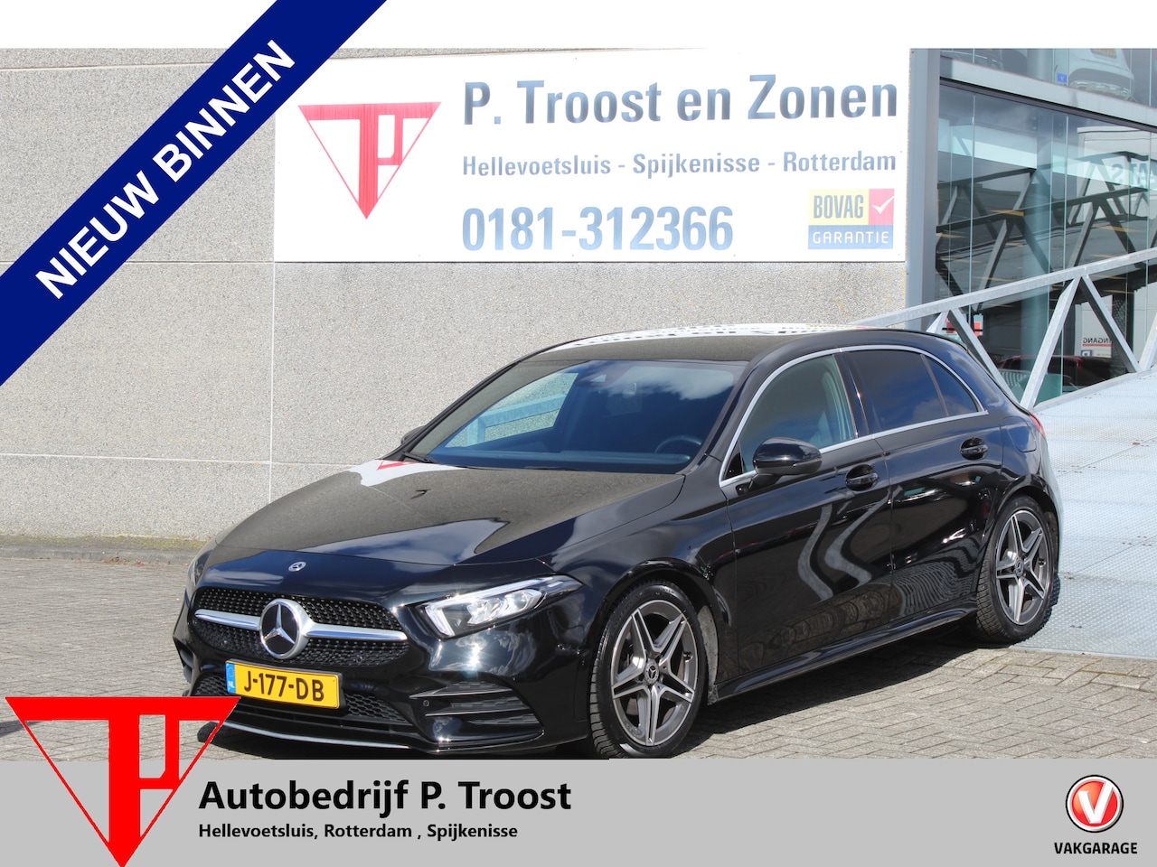 Mercedes-Benz A-klasse - 180 Business Solution AMG AUTOMAAT/Navigatie/Achteruitrijcamera/Stoelverwarming/Cruise con - AutoWereld.nl