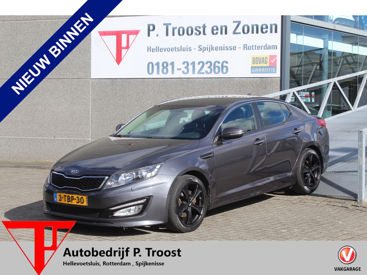 Kia Optima - 2.0 CVVT Hybrid Super Pack AUTOMAAT/Navigatie/Climate control/Cruise control/Elektrisch ve - AutoWereld.nl