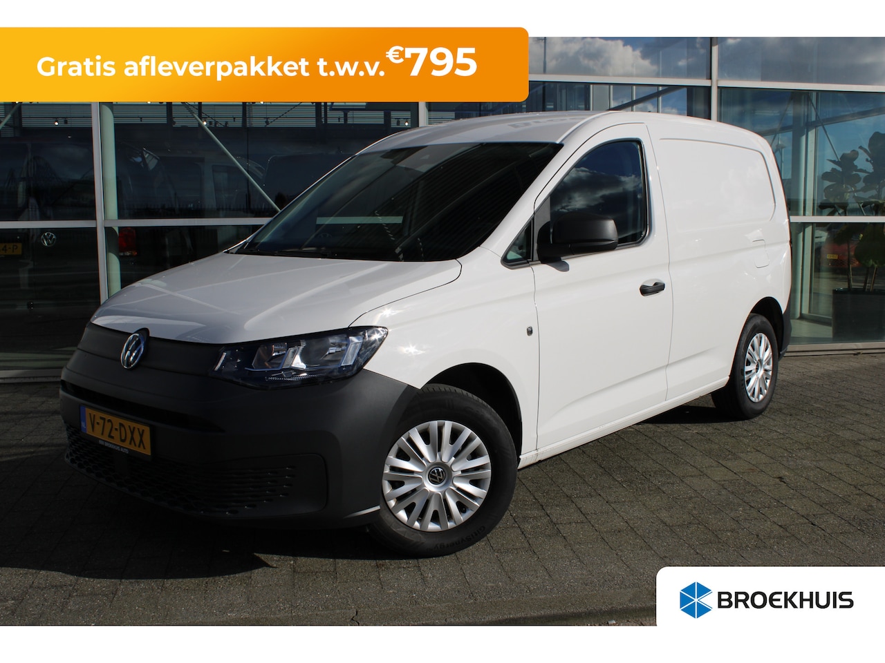 Volkswagen Caddy Cargo - | Comfort | 75 PK | Trekhaak | Cruise Control | Apple Carplay | Navi by App | PDC achter - AutoWereld.nl