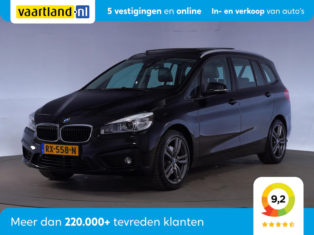 BMW 2-serie Active Tourer - 218i High Executive [ Schuifdak Pano Leer Led Camera Adaptive Cruise ] - AutoWereld.nl