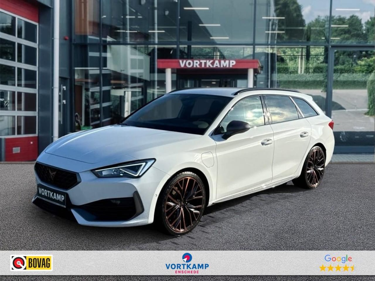 CUPRA Leon Sportstourer - 1.4 TSI DSG VZ E-HYBRID TREKHAAK/CAMERA/MEMORY/NAVI/ACC/STOELVER - AutoWereld.nl