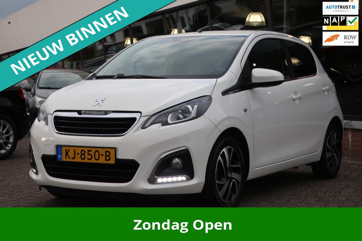 Peugeot 108 - 1.0 e-VTi Allure 2e EIG_LED_CARPLAY_CRUIS_LMV. - AutoWereld.nl