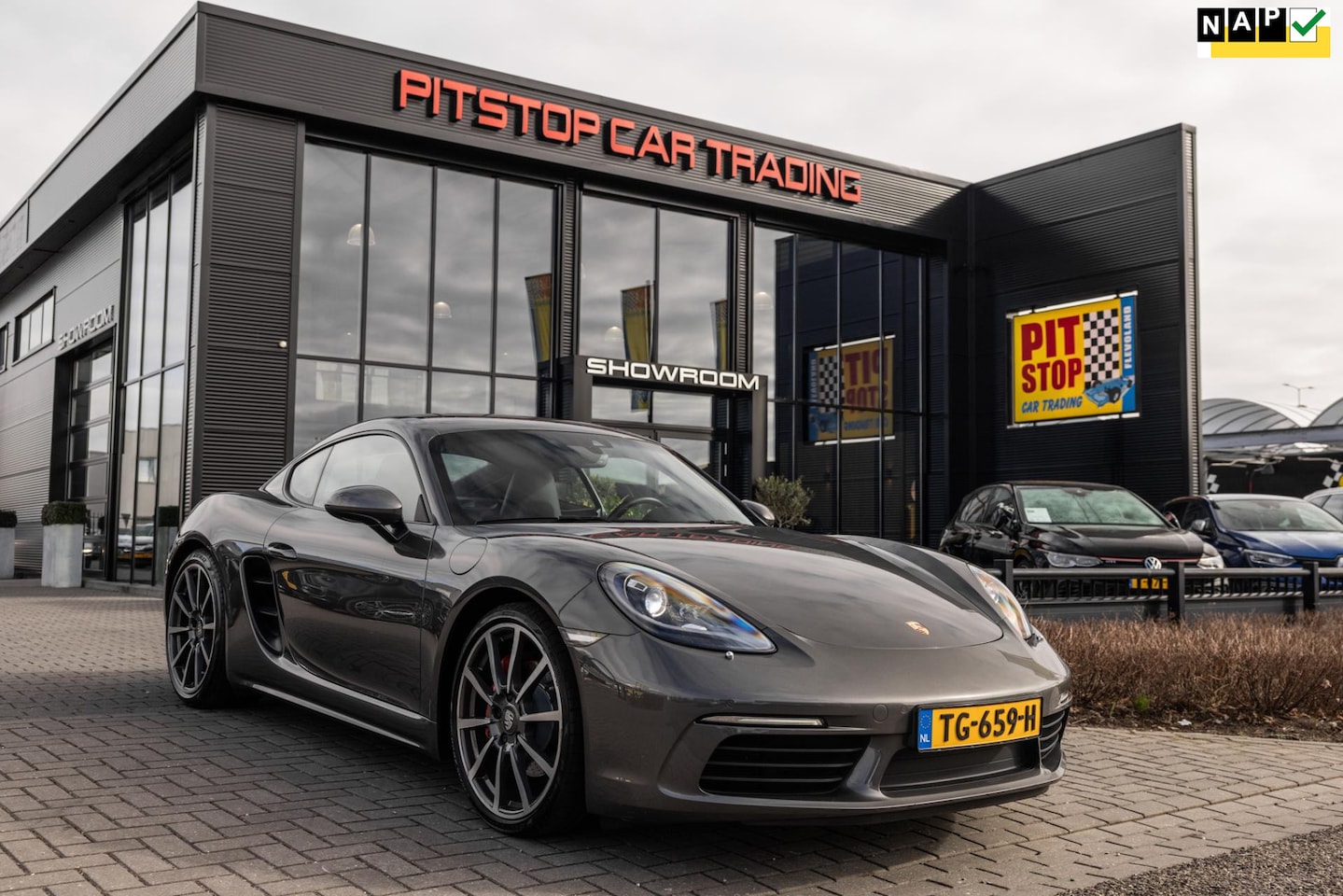 Porsche 718 Cayman S - 2.5 2.5, 350 PK, Sportuitlaat, Chrono, 111-Punten check! - AutoWereld.nl