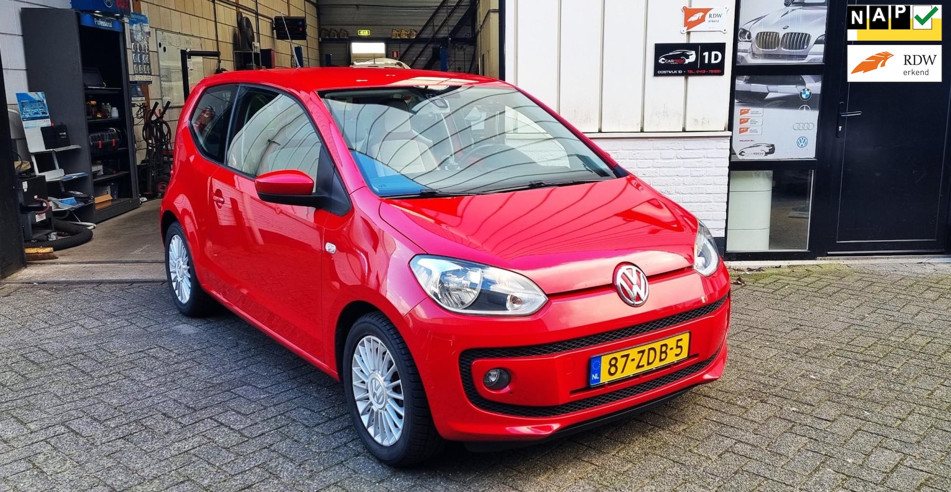 Volkswagen Up! - 1.0 high up! BlueMotion / NAP / AIRCO - AutoWereld.nl