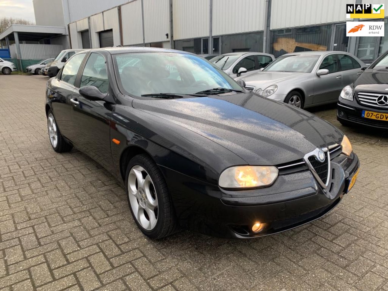 Alfa Romeo 156 - 1.8 T.Spark Edizione Limitata Climatronic Elektr pakket Leer LM velgen Rijdt en schakelt p - AutoWereld.nl