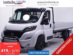 Fiat Ducato - 2.2 MJet 140 pk Black&White Edition Pick Up / Open Laadbak Airco, Cruise Control, 16" LMV,