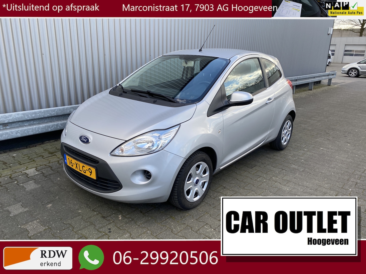 Ford Ka - 1.2 Champions Edition start/stop 76Dkm NAP! Nw APK --Inruil Mogelijk-- - AutoWereld.nl