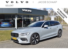 Volvo V60 - T6 350PK Plug-in hybrid AWD Essential Dark | Camera | Leder | ACC | Blis | Stoelverwarming