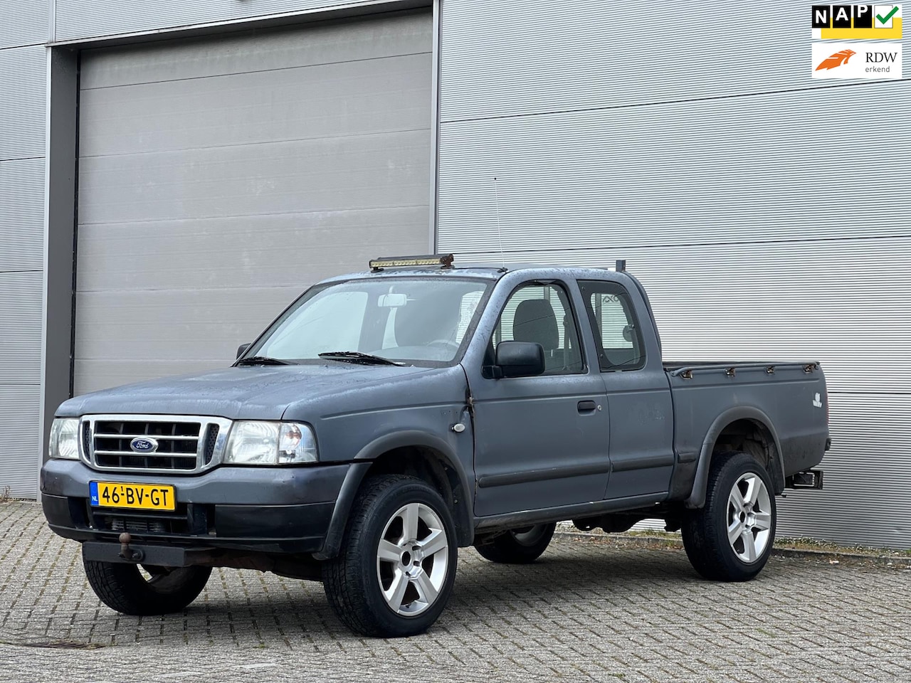 Ford Ranger - 2.5 Super Cab | 4x4 | Trekhaak | 18 inch | Elektrische ramen | - AutoWereld.nl