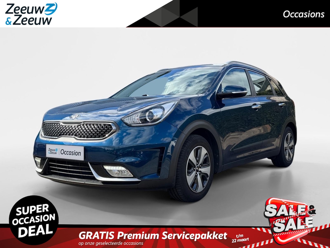 Kia Niro - 1.6 GDi Hybrid First Edition | Navigatie | Mattelic lak | Parkeer camera - AutoWereld.nl