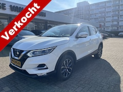 Nissan Qashqai - 1.2 Tekna + Trekhaak Navi Cruise Lmv Pdc Klima Stoelverw. Acamera Nap Panodak