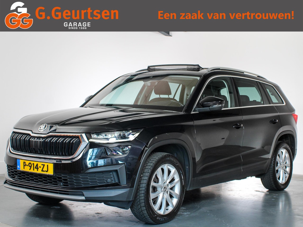 Skoda Kodiaq - 1.5 TSI Sportline Business 7p. 1.5 TSI Sportline Business 7p, Trekhaak, Panoramadak, Navigatie, Apple CarPlay/Android Aut - AutoWereld.nl