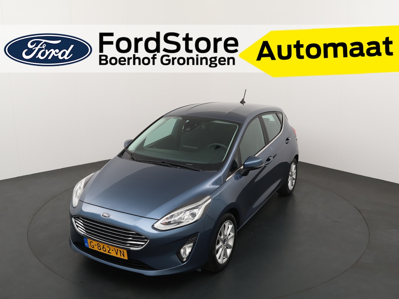 Ford Fiesta - EcoBoost 100 pk Titanium | Trekhaak | LED | Clima | PDC | LMV | Apple Carplay/Android Auto - AutoWereld.nl