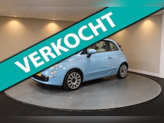 Fiat 500 C - 0.9 TwinAir Turbo Lounge *Automaat* Cabrio|Baby blauw