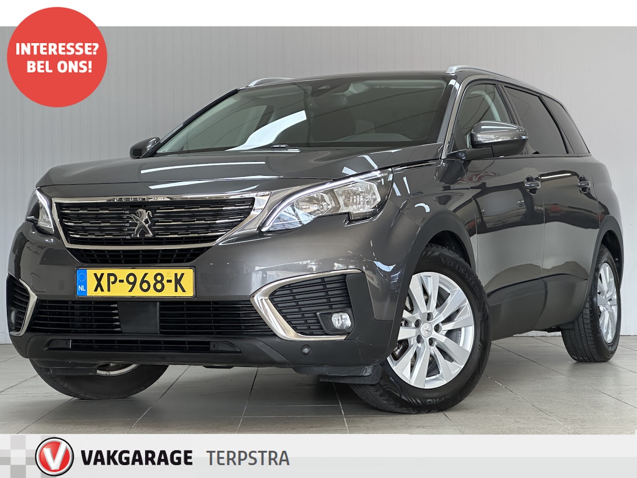 Peugeot 5008 - 1.2 PureTech Executive/ D-Riem verv: 113.000 KM!/ Automaat!/ Trekhaak/ 7-Persoons/ Virtual - AutoWereld.nl