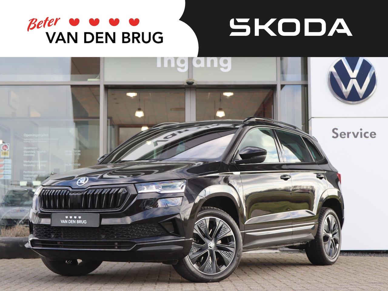 Skoda Karoq - 1.5 TSI 150 pk DSG ACT Sportline Business | Navigatie | LED | Adaptive Cruise | Stoel + Ac - AutoWereld.nl