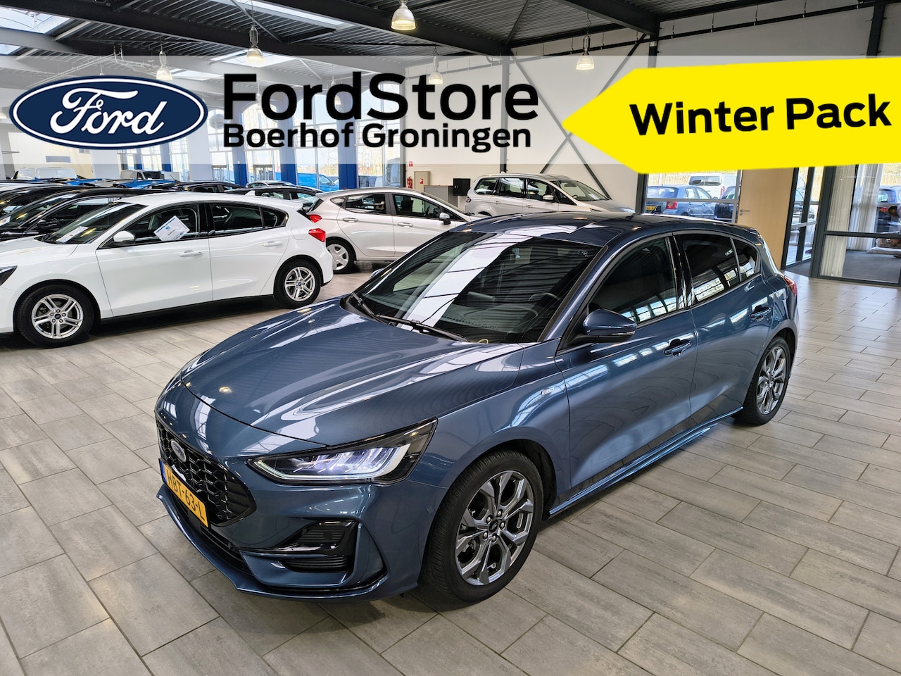 Ford Focus - EcoBoost Hybrid 155 pk ST Line Style | Winter Pack | Camera | LED | Adapt. cruise | Keyles - AutoWereld.nl