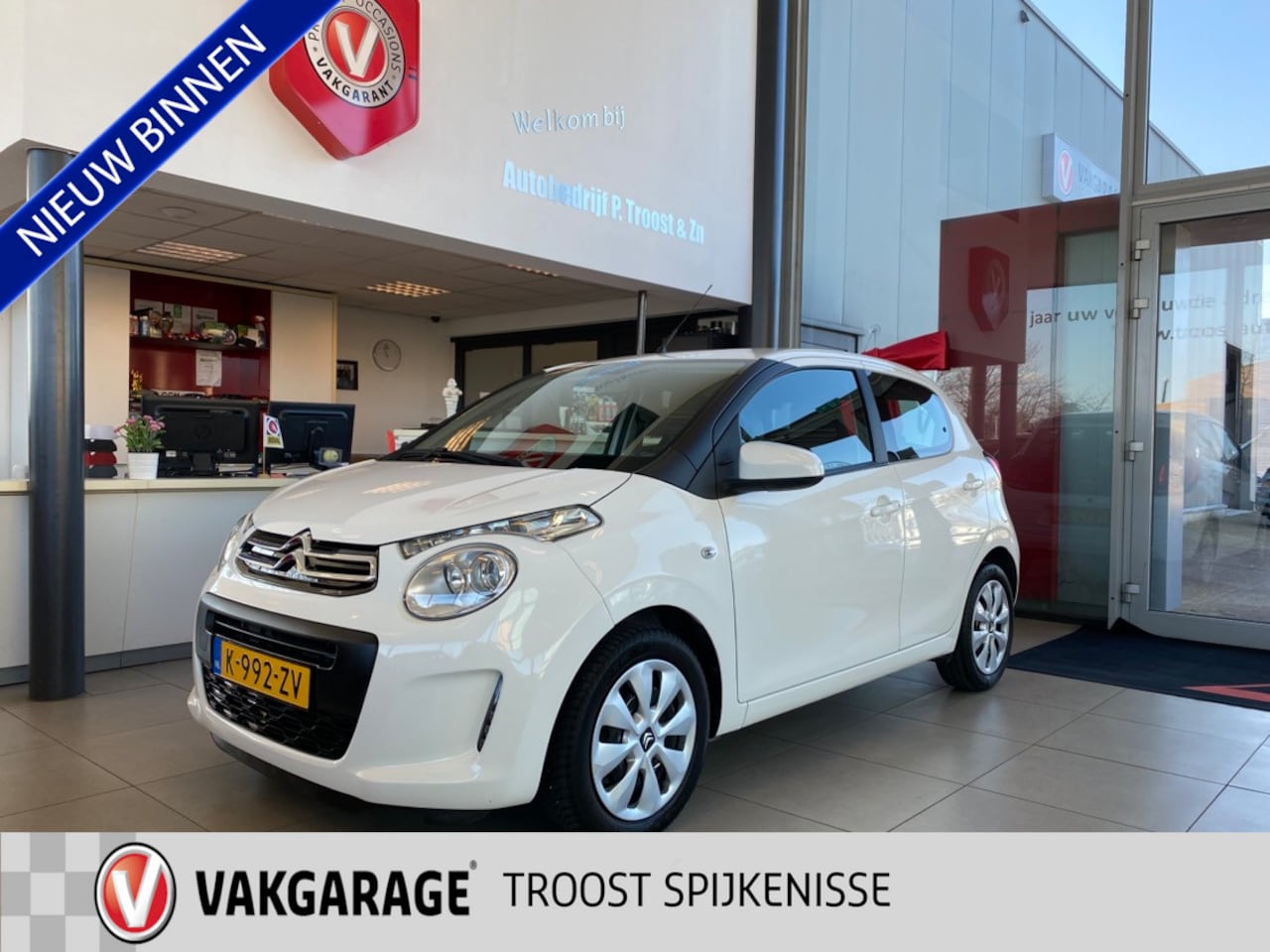 Citroën C1 - 1.0 VTi Feel 1.0 VTi Feel,5 Deur,5 Zits,Airco,Achterrijcamera,Apple Carplay,Snelheidsbegrenzer,Spraakbe - AutoWereld.nl