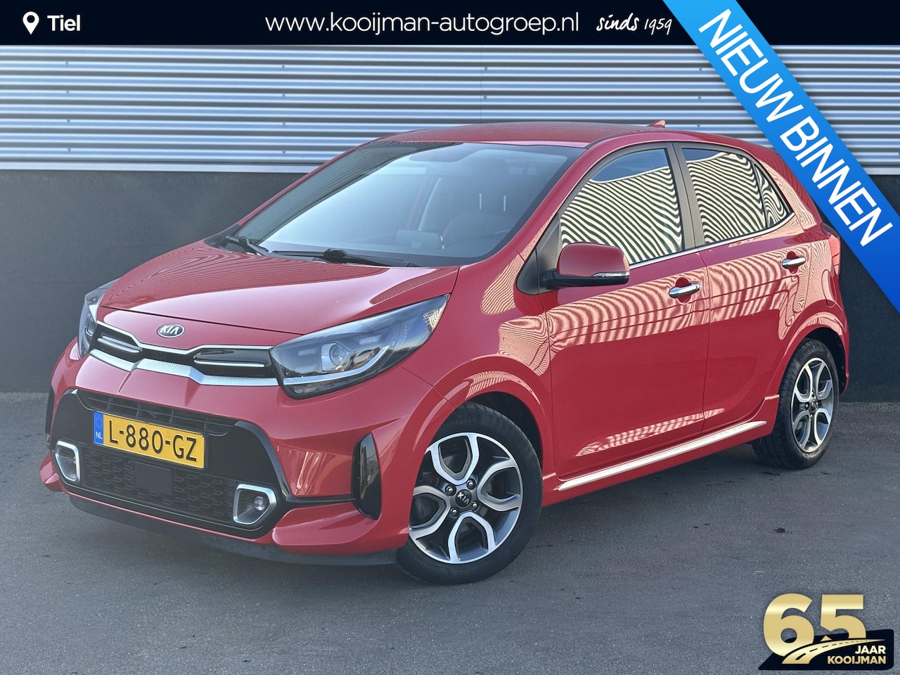 Kia Picanto - 1.0 DPi GT-Line Lederen bekleding, Navigatie, LED, Smart Key, Climate control, Privacy gla - AutoWereld.nl