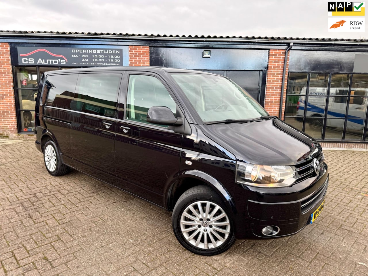 Volkswagen Transporter - 2.0 TDI|180pk|automaat|dubbel cabine|airco|cruise.control|navi - AutoWereld.nl