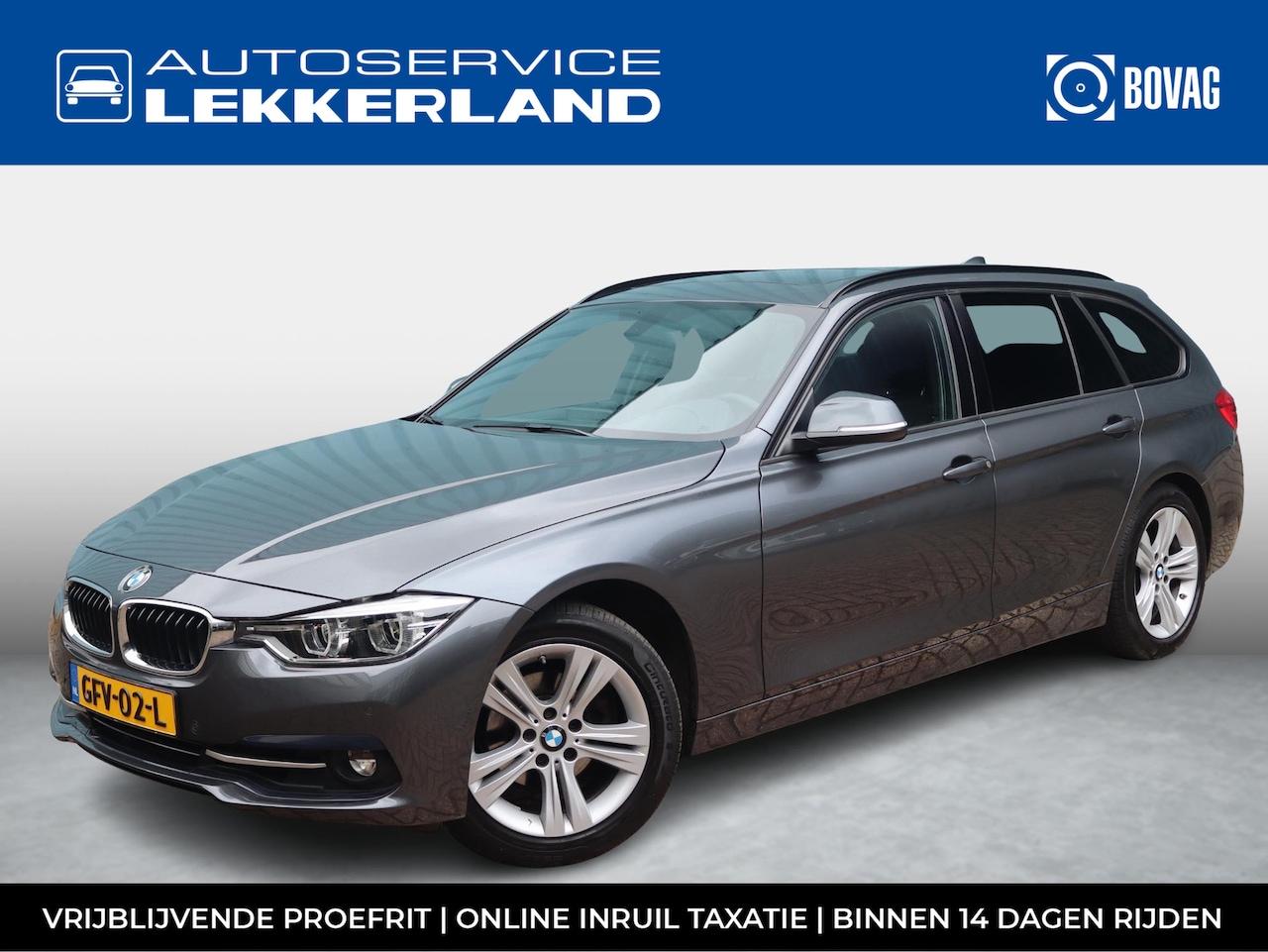 BMW 3-serie Touring - 320i Sport Edition 184pk 8-TRAPSVOLAUTOMAAT | SCHUIF/KANTELDAK | NAVI | STOEL + STUURVERW. - AutoWereld.nl