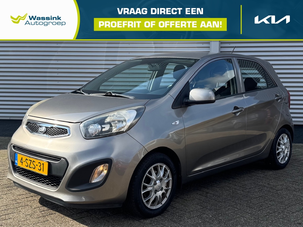 Kia Picanto - 1.0 CVVT 69 PK 5D Comfort Pack | Bluetooth | Airco | Lichtmetalen Velgen | - AutoWereld.nl