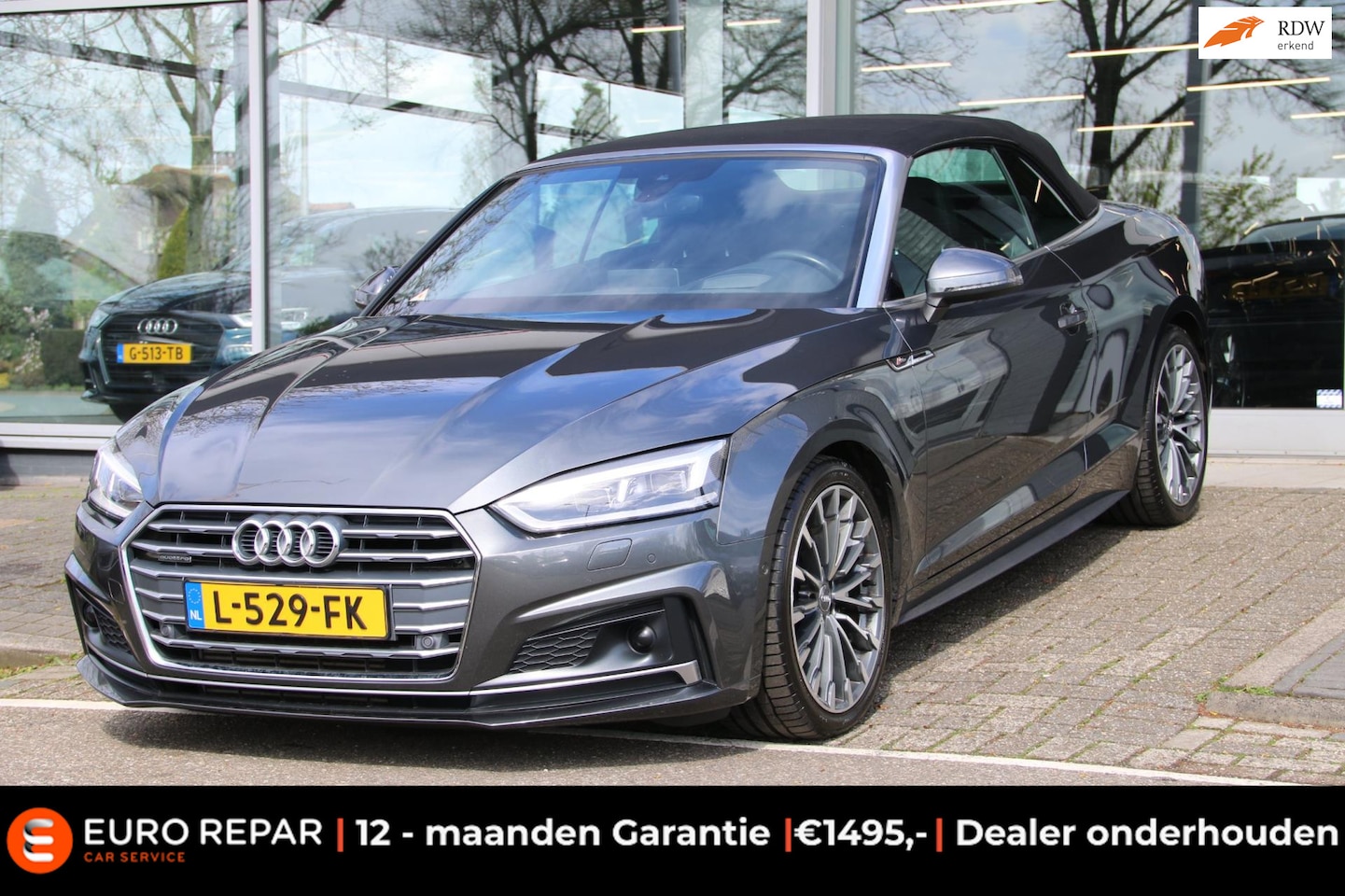 Audi A5 Cabriolet - 2.0 TFSI quattro S-LINE VIRT COCKPIT 252PK! - AutoWereld.nl