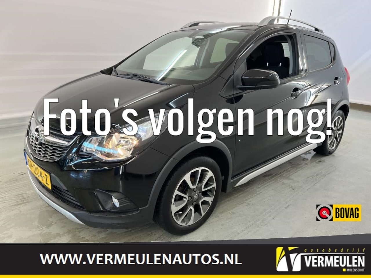 Opel Karl - 1.0 75PK ROCKS Online Edition Automaat + 15"/ Airco/ Cruise/ Navi/ CarPlay/ NL auto - AutoWereld.nl