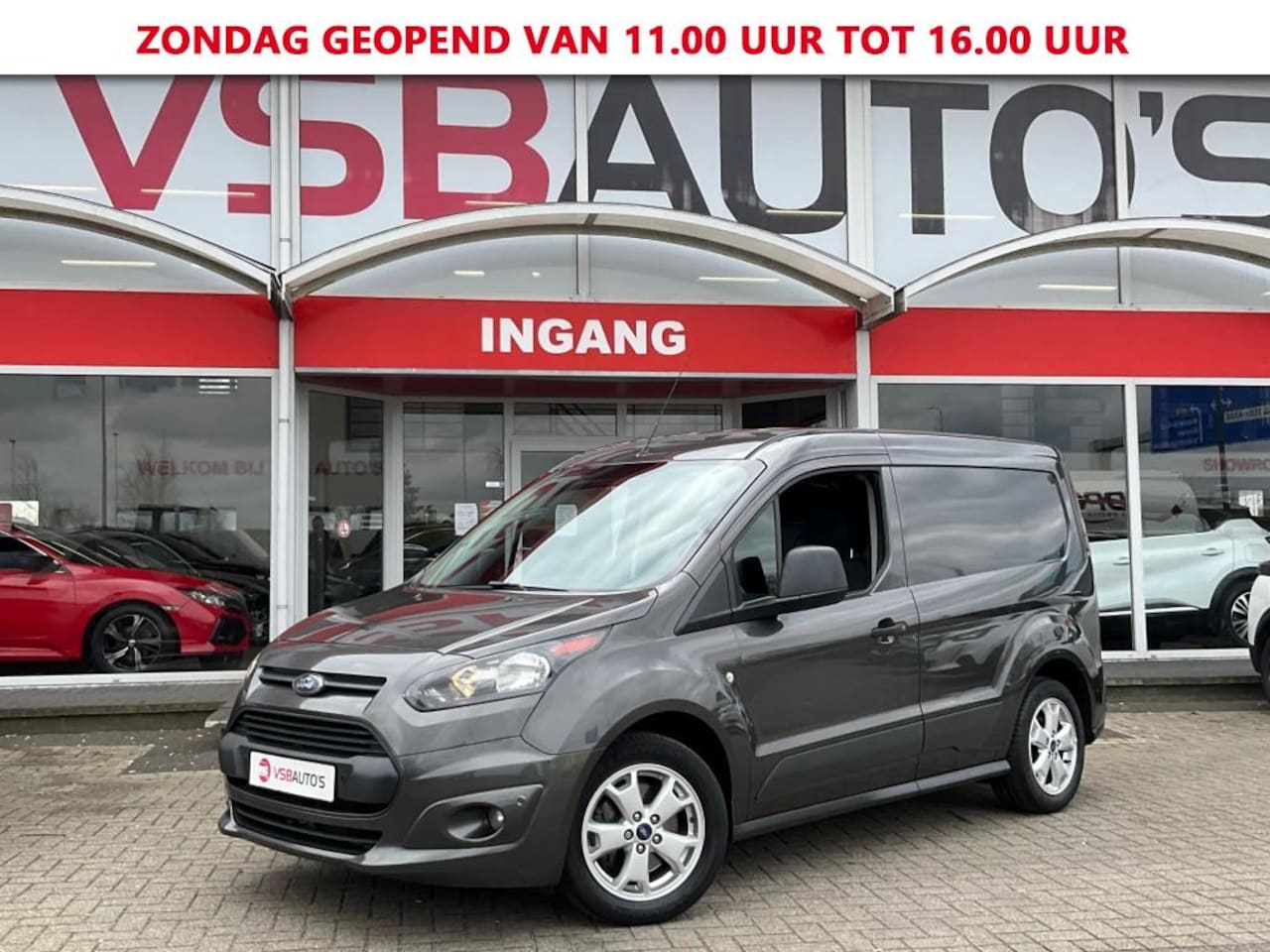 Ford Transit Connect - 1.5 TDCI TITANIUM AIRCO TREKHAAK SCHUIFDEUR ALARM LMV PDC ELEC-R - AutoWereld.nl