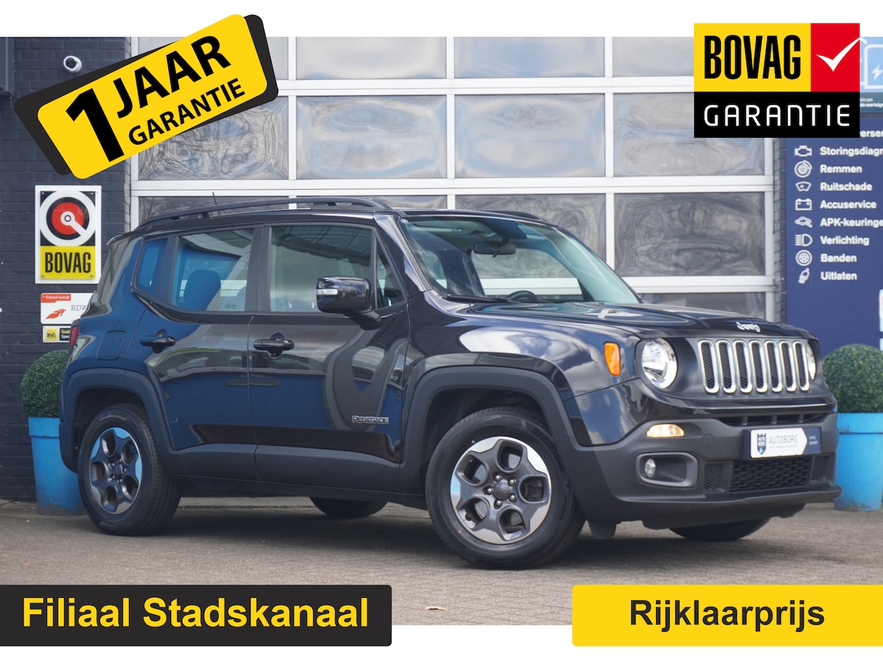 Jeep Renegade - 1.4 MultiAir Longitude | Keyless | Rijklaar prijs - AutoWereld.nl