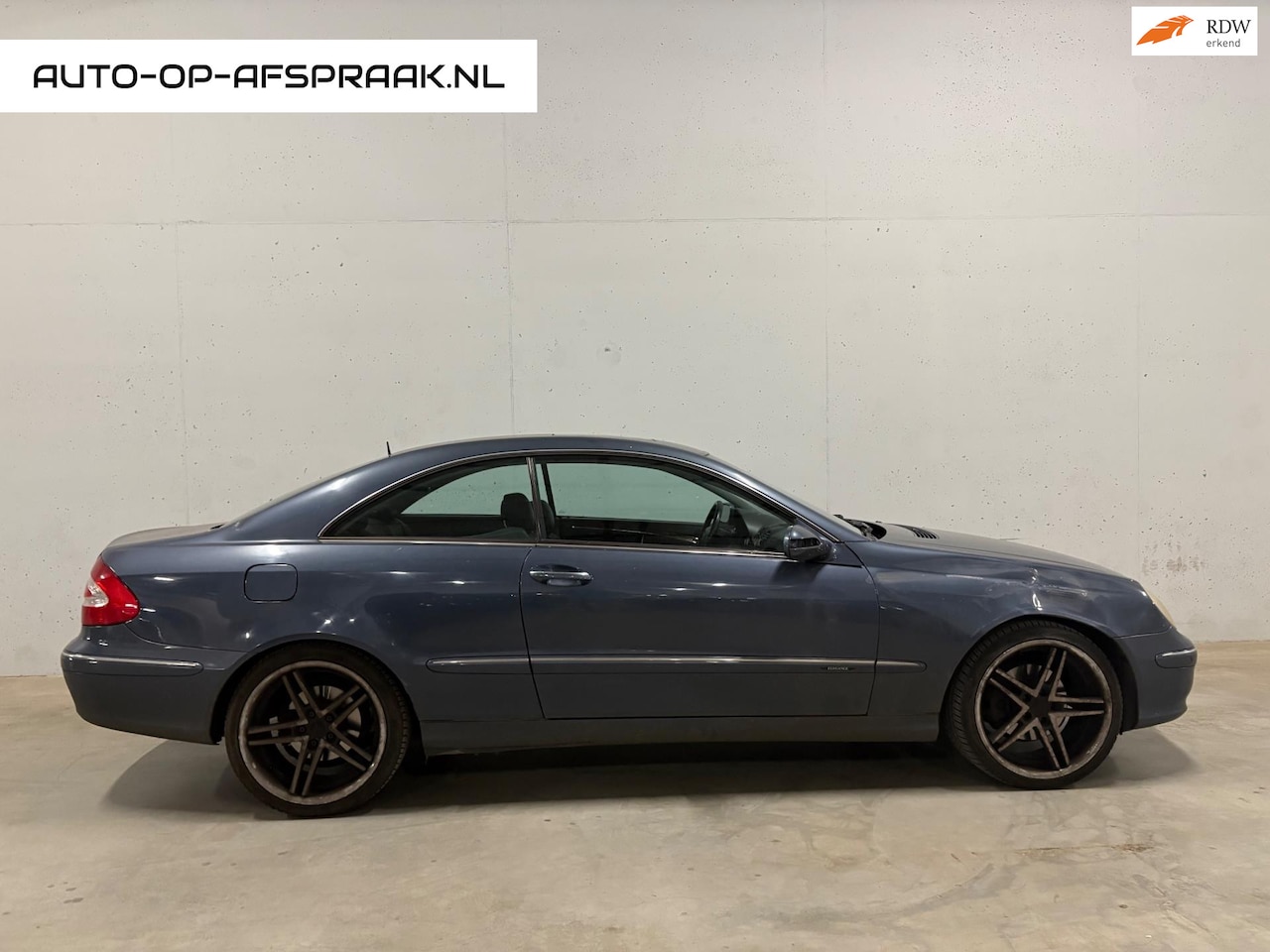 Mercedes-Benz CLK-klasse Coupé - 240 Leer Automaat Dak Navi - AutoWereld.nl