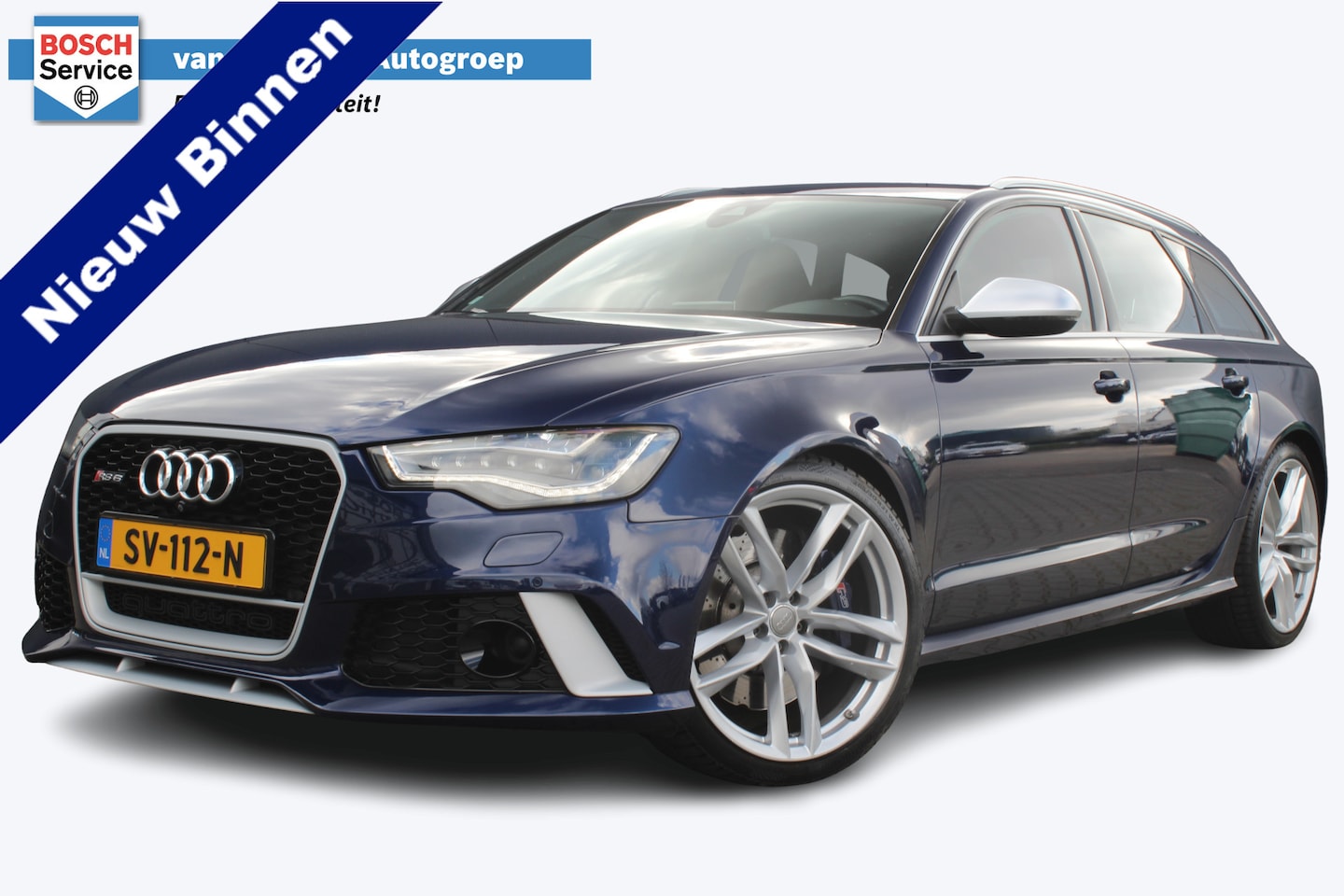 Audi A6 Avant - 4.0 TFSI RS 6 quattro Pro Line Plus | 21" velgen | Keyless entry | Bose surround sound | - AutoWereld.nl