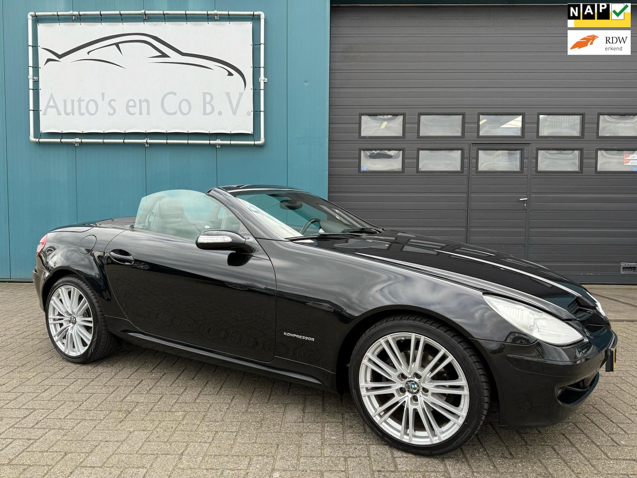 Mercedes-Benz SLK-klasse - 200 K. Edition 10 Leder Clima Cruise Navi 18"Lm velgen Bi-Xenon Zeer nette staat Incl Apk - AutoWereld.nl