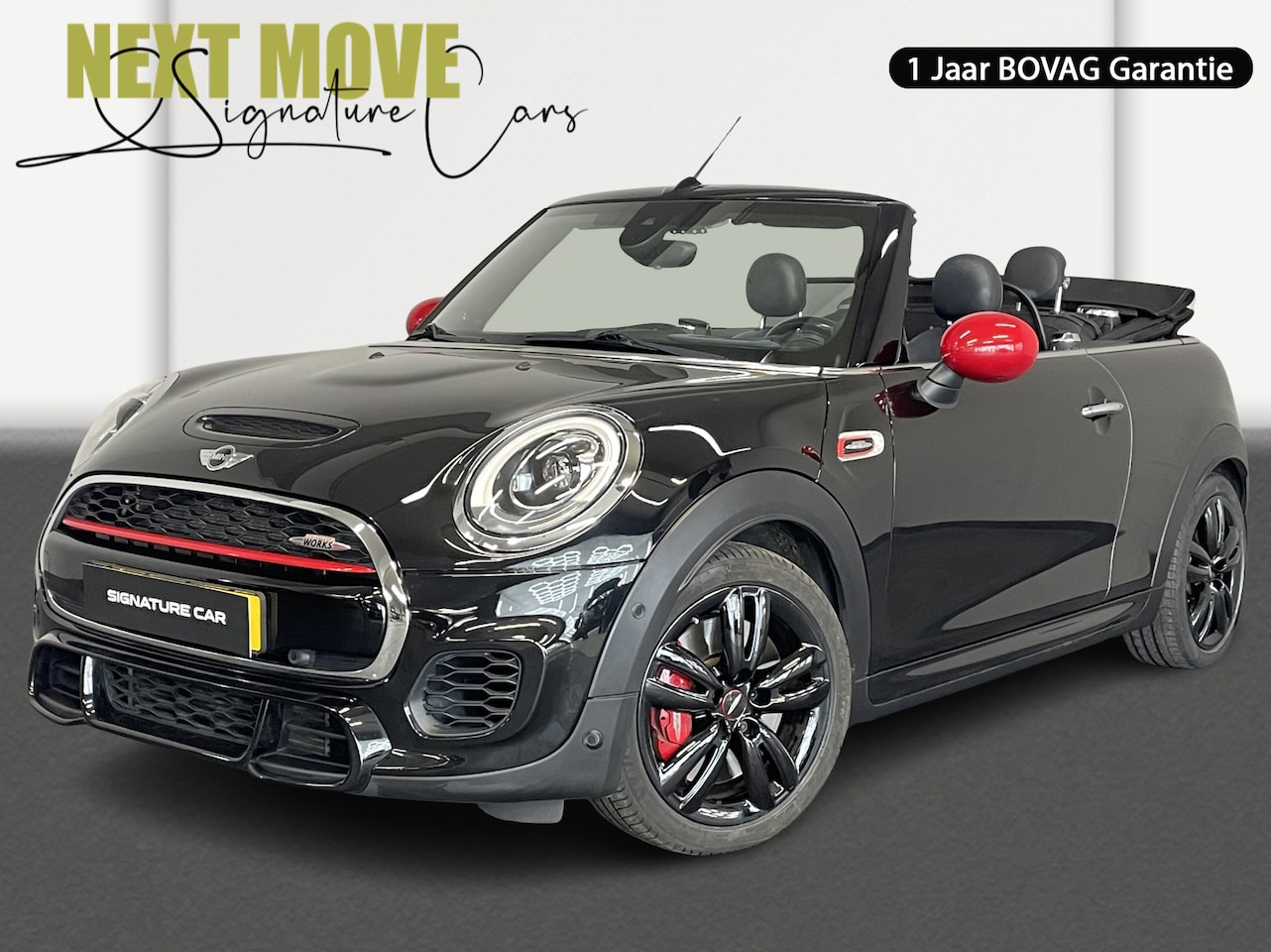 MINI Cabrio - Mini 2.0 John Cooper Works Chili ✅ JCW ✅ Stoelverwarming ✅ Automaat ✅ Headup-Display ✅ HUD - AutoWereld.nl