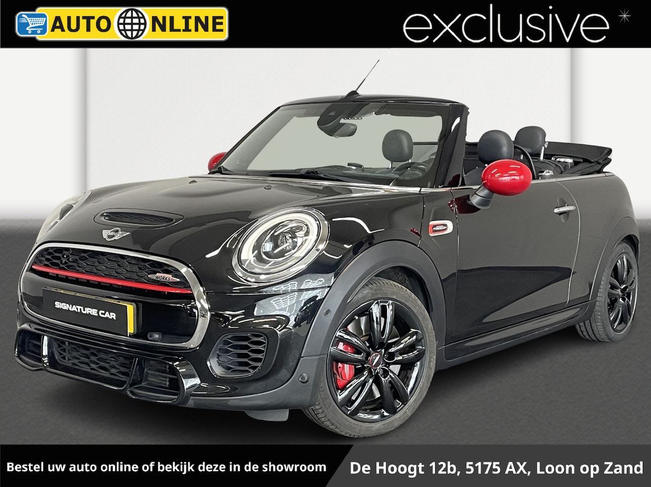 MINI Cabrio - Mini 2.0 John Cooper Works Chili ✅ JCW ✅ Stoelverwarming ✅ Automaat ✅ Headup-Display ✅ HUD - AutoWereld.nl