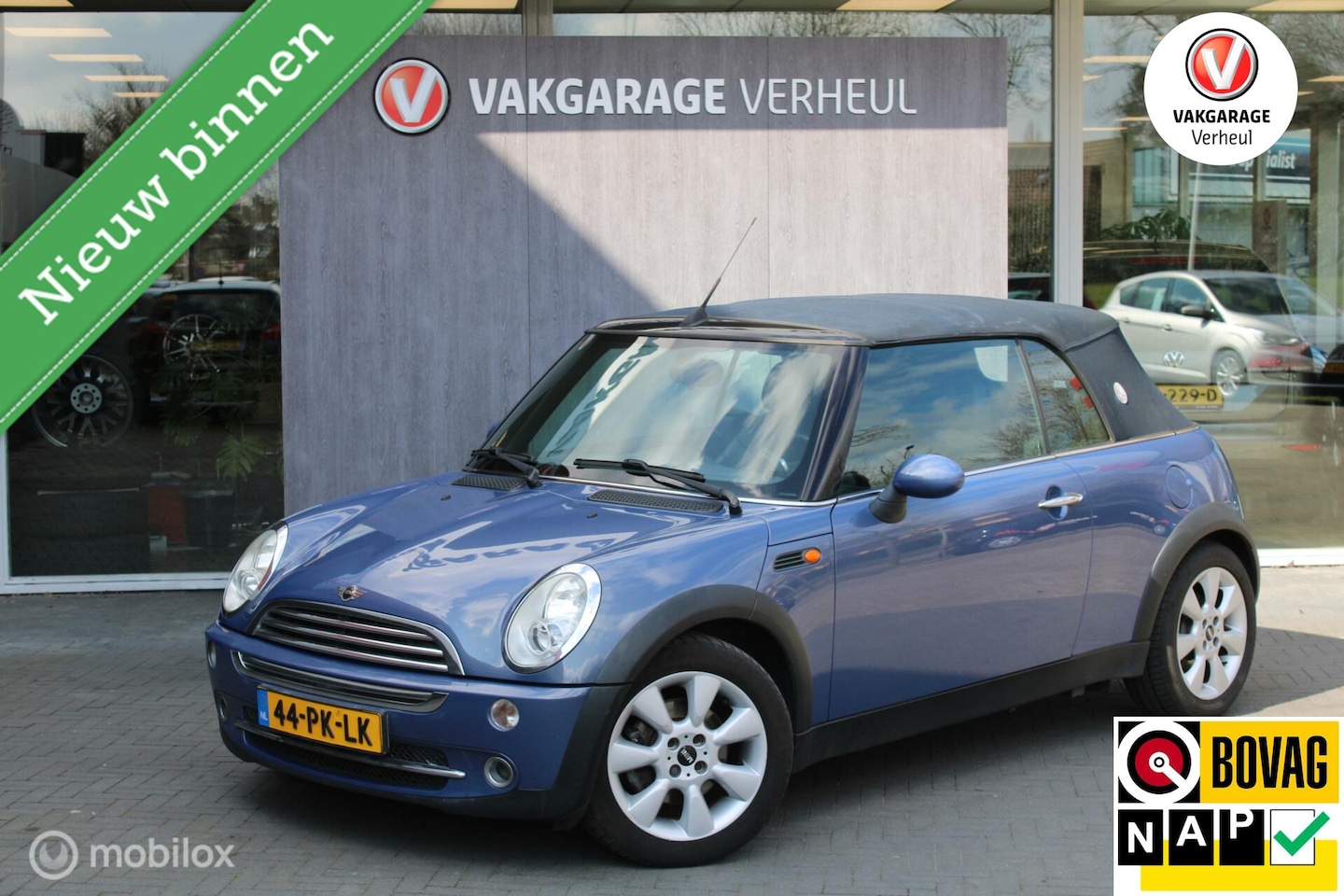 MINI Cabrio - 1.6 Cooper Chili Leer|Airco|Cruise - AutoWereld.nl