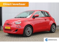 Fiat 500 - RED 24 kWh | draadloze telefoonlader | lichtmetalen velgen 16" | navigatiesysteem full map