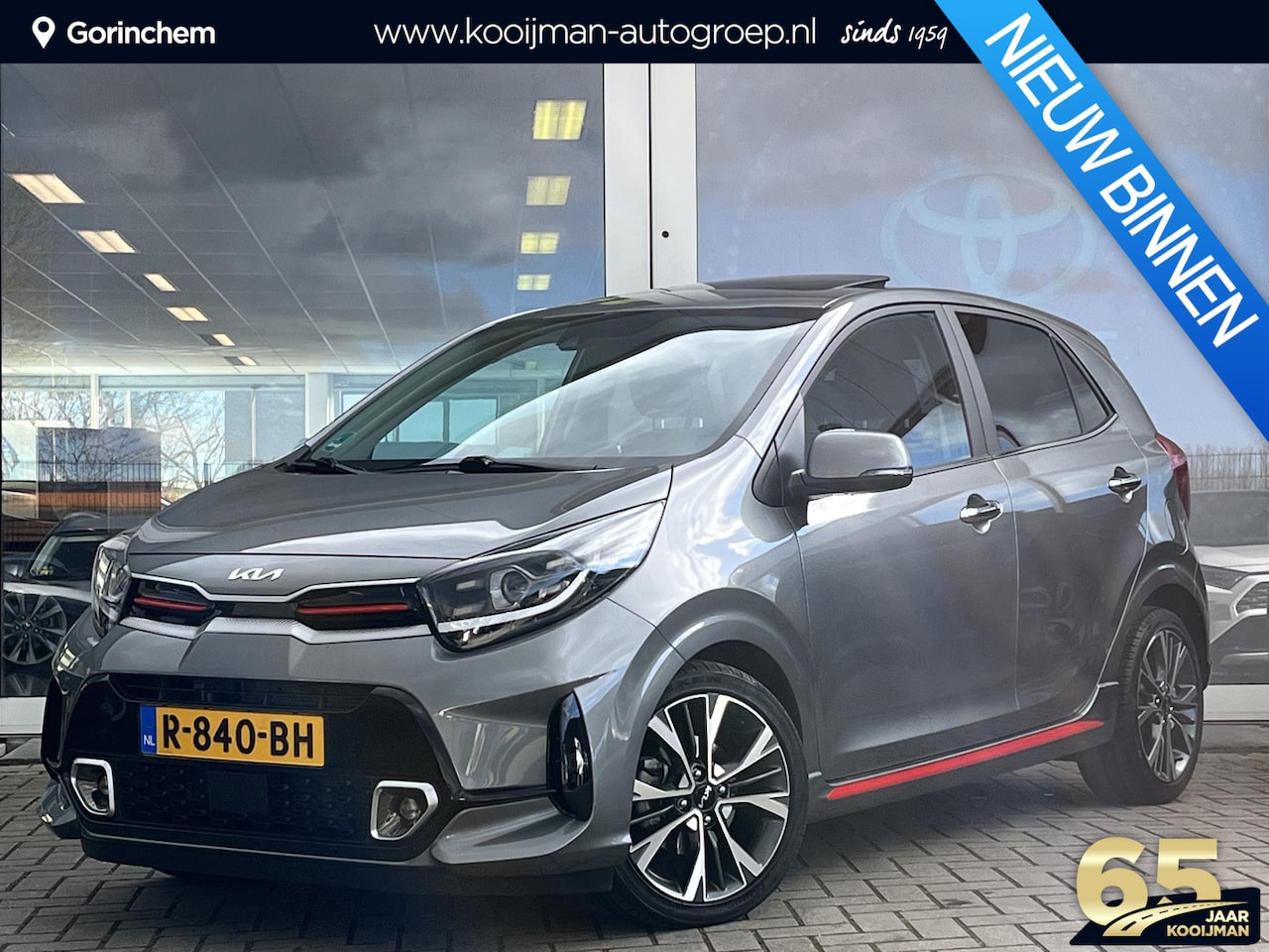 Kia Picanto - 1.0 T-GDi GT-Line 5p 100 PK | Schuifdak | Leder | Navi | Zeer mooie sportieve Picanto! - AutoWereld.nl