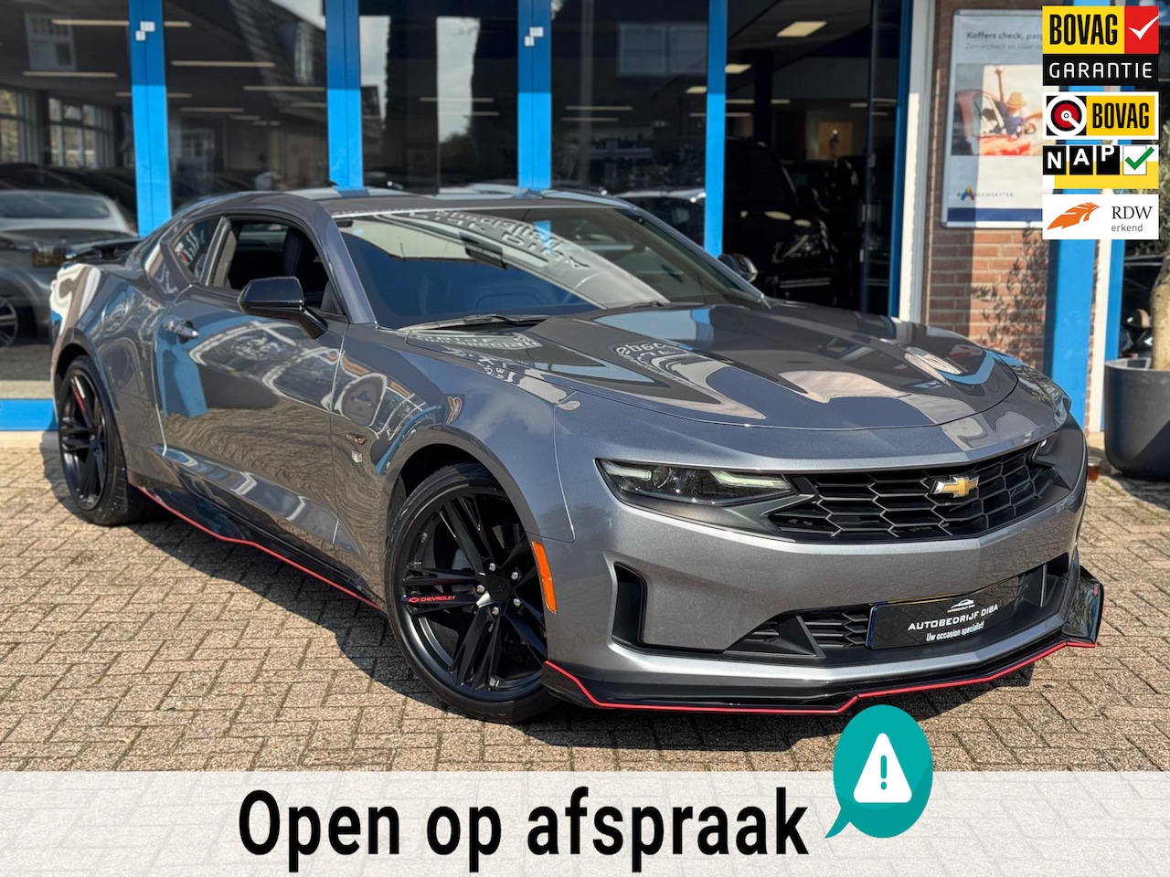 Chevrolet Camaro - USA 2.0 Turbo 2020 Grijs AUT LEDER APK NAP! - AutoWereld.nl