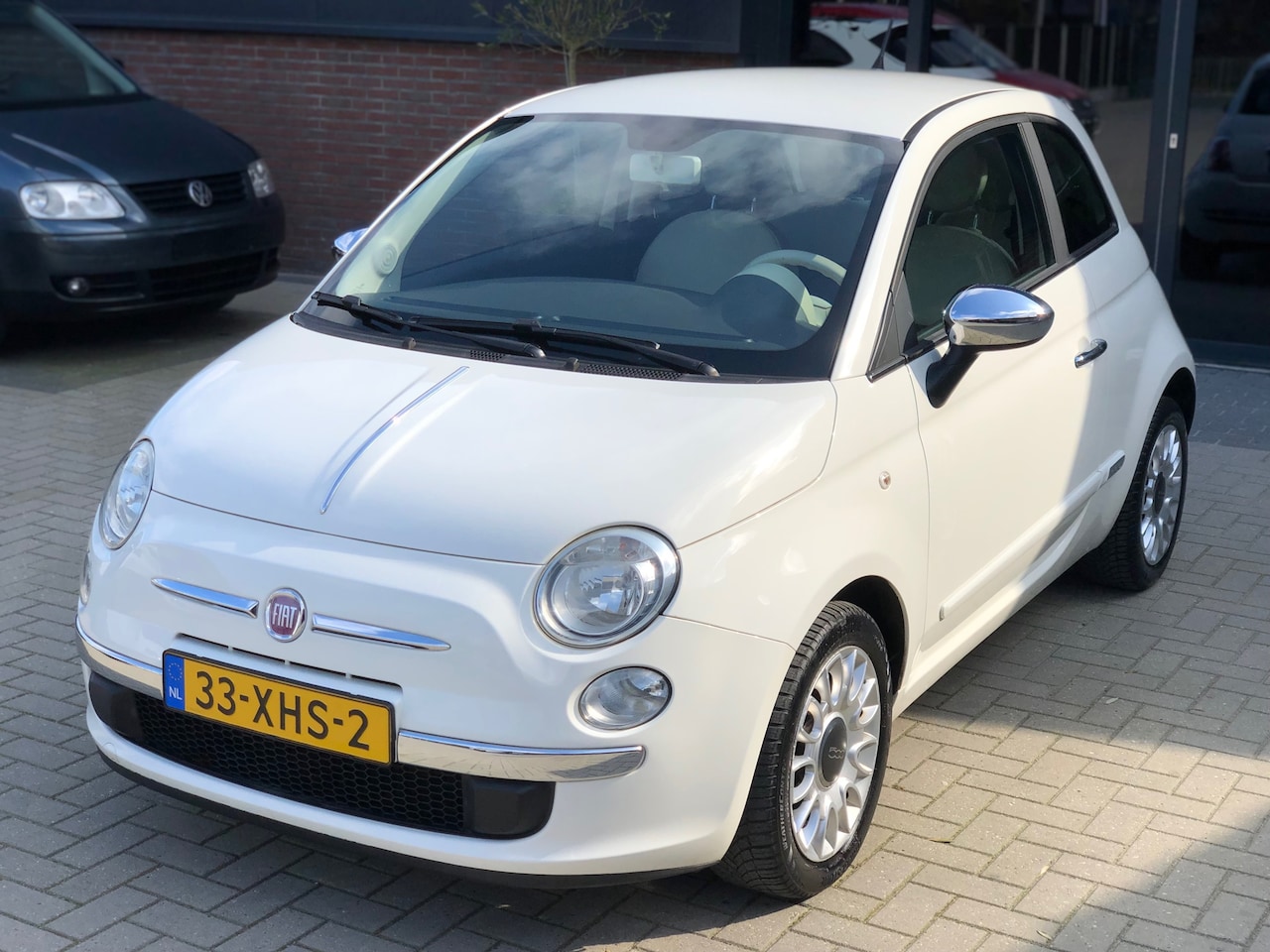 Fiat 500 - 1.2 lounge NIEUWSTAAT AIRCO CHROOM PAKKET ELEKTR PAKKET - AutoWereld.nl